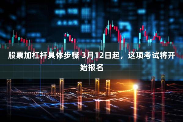 股票加杠杆具体步骤 3月12日起，这项考试将开始报名